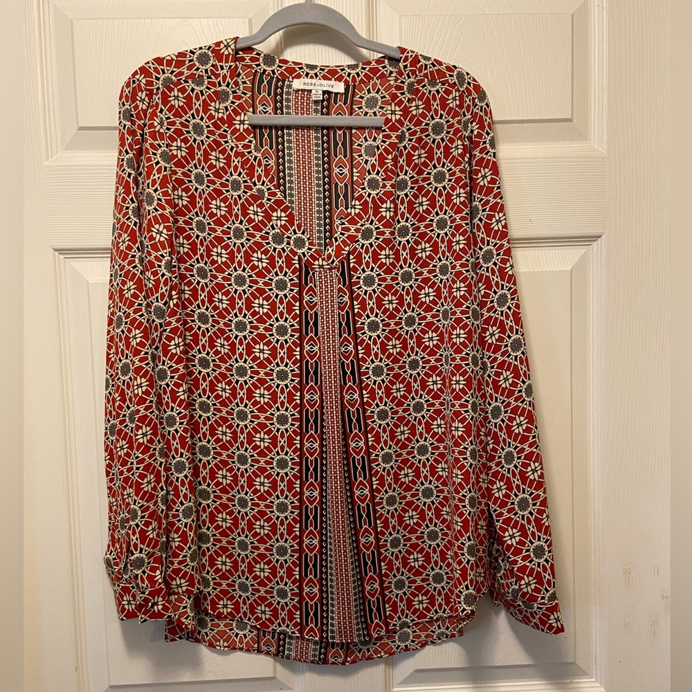 Rose and Olive Women’s Red Blouse